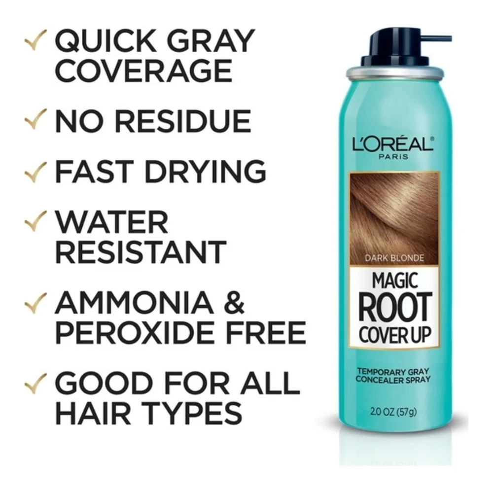 L'oreal Magic Root Cover Up - Dark Blonde Temporary Concealer Spray
